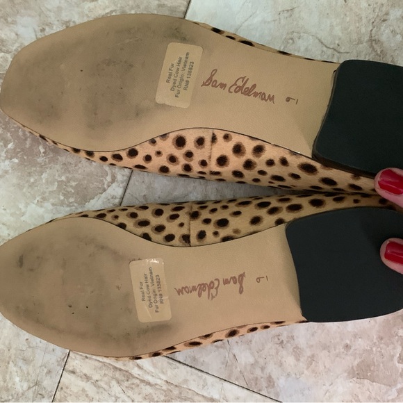 Sam Edelman Leopard Flats - Picture 4 of 5